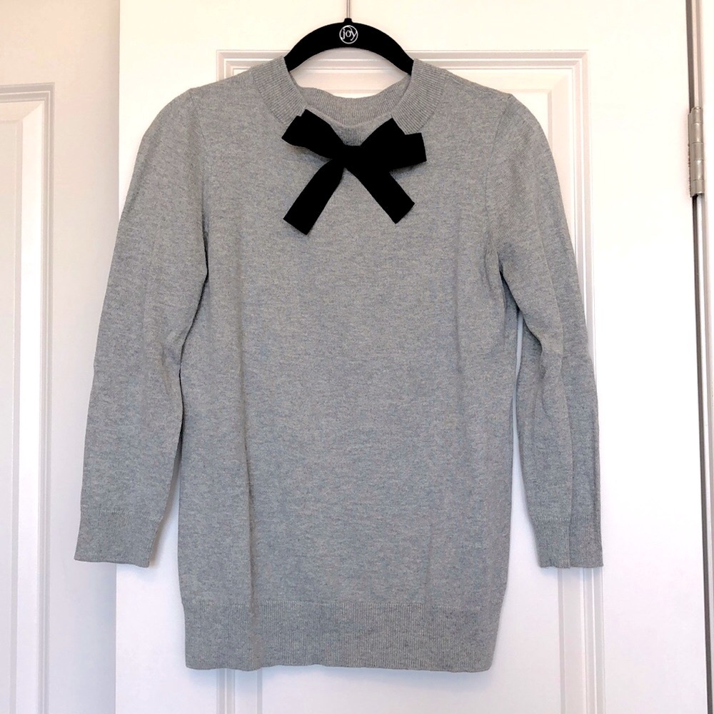 J. Crew Bow Neck Sweater